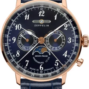 Zeppelin LZ129 Hindenburg Moonphase Férfi karóra