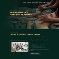 Weboldal online tanfolyamokhoz